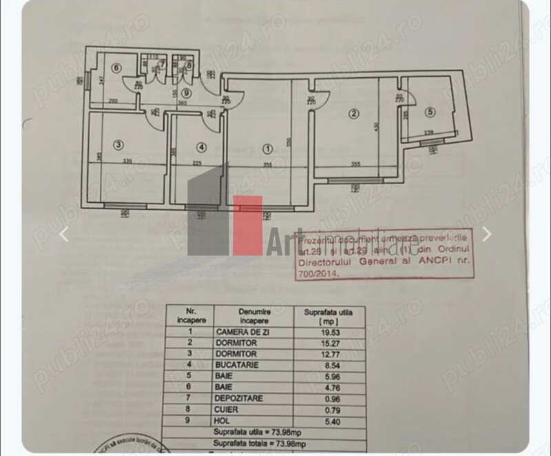 Calea Giulesti, apartament 3 camere.